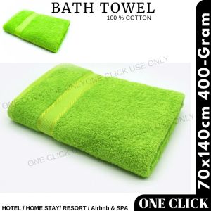 𝐔𝐭𝐨𝐩𝐢𝐚 𝐇𝐨𝐭𝐞𝐥 Grey Bath Towel 100% Cotton Big Towel Set Bath Towel Cotton 70x140cm 500 grams Besar Kain Tuala Mandi Dewasa Serap Air