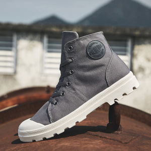 2025 Couple Shoes High-top Martin Boots Outdoor Hiking Casual Sports White Shoes Men and Women Canvas Shoes Hot