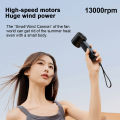 Jiditech Mini Fan Portable 4800mah Recchargeable Handheld Fan Wind Speed Power Display Powerful Cooling High Speed Electric Fan Long Battery Life Silent and Strong Wind Desktop Pocket Fan. 