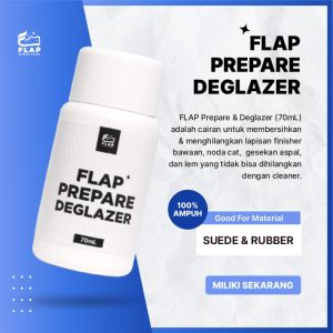 Flap Shoes Care Prepare Deglazer Penghapus Cat Sepatu dan Tas