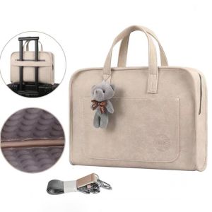 DOUBLEL 13-14/15-16Inch Laptop Notebook Case Briefcase Felt Notebook Pouch Document Bag Shockproof Computer Storage Bag Travel