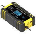 FOXSUR เครื่องชาร์จ 12V / 24V สลายซัลเฟตและฟื้นฟูแบตเตอรี่รถยนต์และรถจักรยานยนต์ Car/Motorcycle Smart Battery Charger / Pulse Repair Charger 12V/24V 8A/4A 6-150Ah/6-100Ah รุ่น FBC122408D มีการรับประกันสินค้าและมีคู่มือภาษาไทย. 