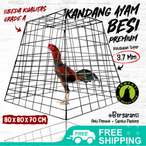SEMPATI Kandang Ayam Kurungan Ayam Galvanis Piramida Pyramida Sangkar Besi Kurung Ayam Laga Jago Bangkok Jantan Aduan Petarung Tenggaran Besi Ayam Merek Sempati