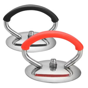 2pcs Pot Cover Handle Kitchen Cookware Lid Handle Replacement Black And Red Handle
