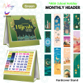 Year 2026 Kalendar Hijrah Table Calendar Desktop Flip Calendar Islamic Kalendar Islam Cuti Raya Waktu Solat Malaysia Holiday. 