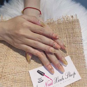 Foil vàng (phôi vàng )dán móng foil nail nhũ vàng trang trí móng phụ kiện nail chuyên dụng nai art