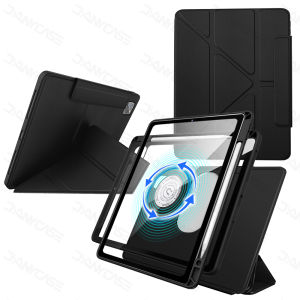 DANYCASE Y Fold iPad Case for iPad Air 11 M2 M3 M4 Air 4/5 10.9 11th A16 10th Pro 11 1/2/3/4th Pro 12.9 4/5/6th Air 13 M2 M3 Magnetic Detachable Separation Sliding Rail Cover