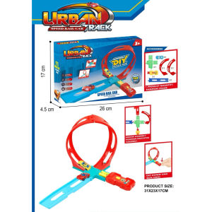 Mainan Anak Ejection Track 360 Track Mobil Mobilan Racing Double Loop Peluncur Car Catapult