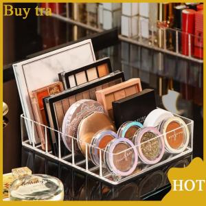 [Buytra] 7 Grid Storage Box Clear Plastic Makeup Cosmetic Stand Holder Lipstick Organizer