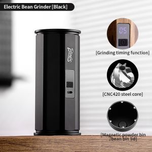 BINCOO Electric Coffee Grinder Portable Hand-Drip Espresso Machine Home Coffee Bean Automatic Grinder with Steel Core