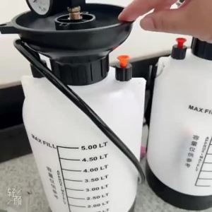 5L/8L Pneumatic Gear Oil Filling Machine With 5 Connectors High Pressure Auto Transmission Oil Refueling Pump Tool