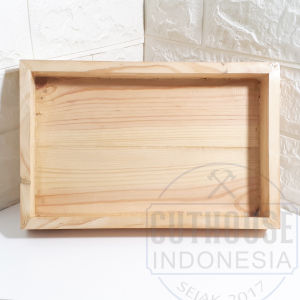 KCH002 Nampan Kayu by CUTHOUSE INDONESIA - baki kotak serbaguna hantaran seserahan wooden tray properti foto | NATURAL WOOD
