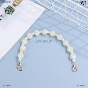 [COD] yixiayun Bag Strap Handbag Handle Belts Purse Handles Beaded Chain Bag Accessories