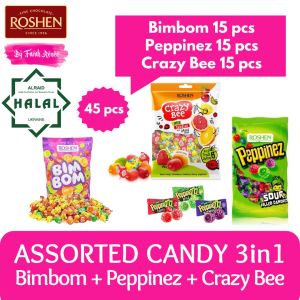 FREE GIFT HALAL Konafetto Nero & Bianco Sweets in Cocoa Compound Coating Coklat Roshen Chocolate