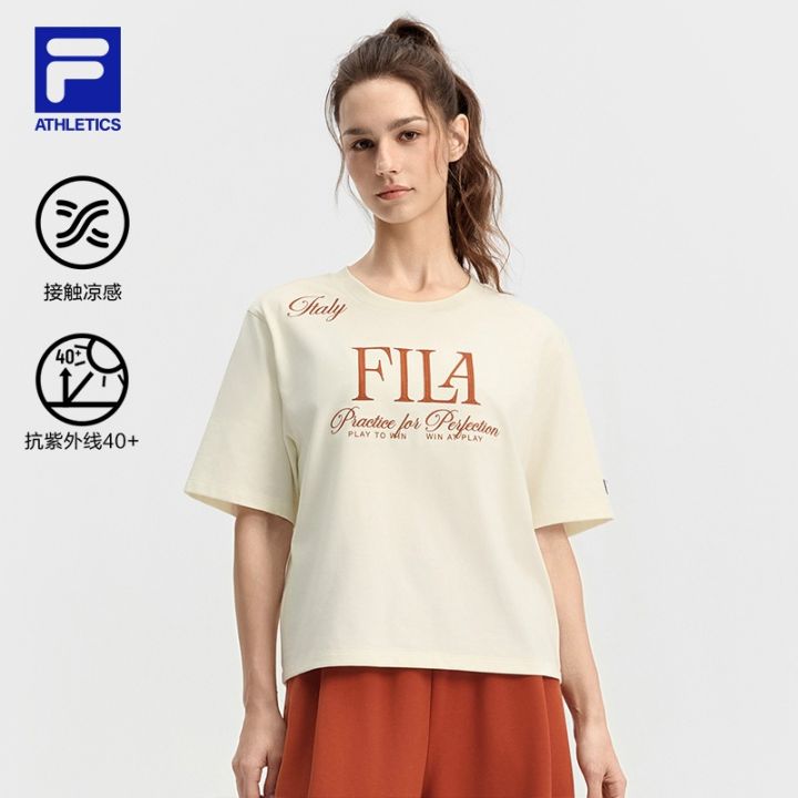 FILA CORE TENNIS Women Vibrant Classic Short Sleeve T-shirt