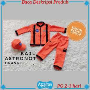 Carnaval Series | Kostum dan Wearpack Astronot Nasa FREE Topi | Baju Karnaval | Azzafran for Mommy