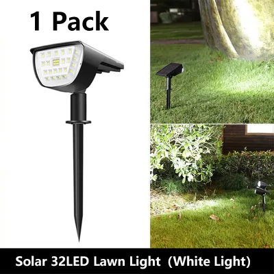 108LED Solar Light Outdoor Waterproof 3 Lighting Modes ground lights Light Control Solar Garden Lights High Brightness 180° Adjustable Security Lawn Lights for Garden Courtyard Walkway Swimming Pool Balcony