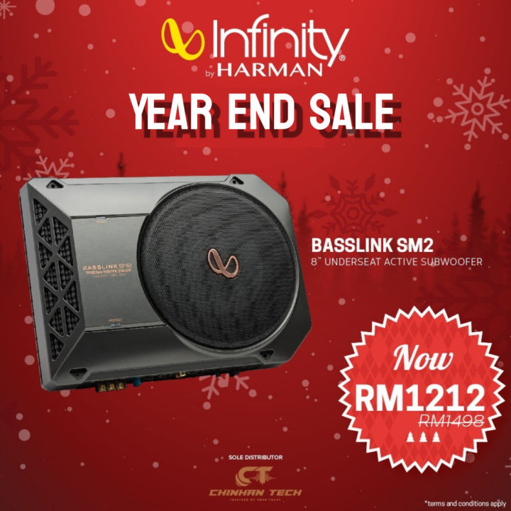 YEAR END SALE Infinity BassLink SM2 8