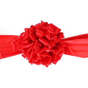 Wedding Car Decoration Front Flower Big Red Flower Ball Red Silk Cloth Red Hydrangea Opening Ceremony Ribbon Cutting