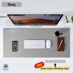 Large Mousepad Keyboard Mat Thick Leather Portable Anti-Slip Smooth Mouse Pad Pu Leather Waterproof Table Mat Desk Mat