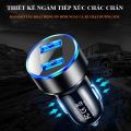Tẩu Sạc Nhanh Ô Tô USB Kép 3.1A Cổng Suất 17.5W Tẩu Sạc Ô Tô 12V 24V. 