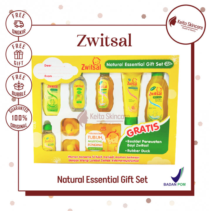 Zwitsal Essential Baby Gift Set Hampers Bayi Zwitsal Natural Paket