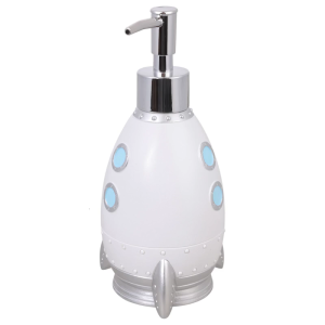 จรวดฐานที่มีความหนาและแข็งแรงขวดปั๊มเครื่องจ่ายสบู่เหลวเคลือบสำหรับห้องครัวห้องน้ำเครื่องจ่ายสบู่เหลวเติมได้400มล.