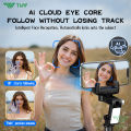TNW C16 Selfie Stick Gimbal Stabilizer With Face Tracking 360°rotation AI Follow-Up Fill light Tripod For Vlog Video Recording. 