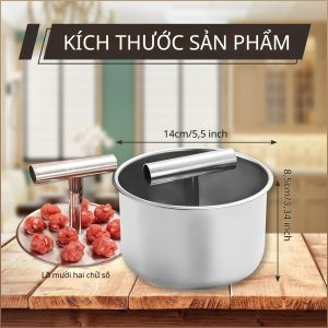 khuôn bếp làm thịt viên máy làm thịt viên điều chỉnh kích thước khuôn thép không gỉ đơn giản khỏe mạnh
