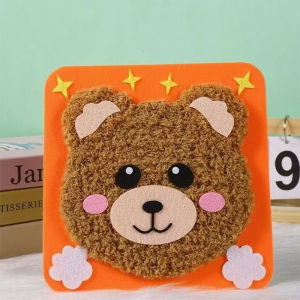 Cartoon Painting Set Kids hand-sewing DIY toys cartoon educational plush making Early Childhood Learning Toy