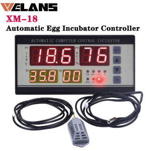 XM-18 Full Automatic Egg Incubator Controller Poultry Incubator Temperature and Humidity 220V for Egg Hatcher System Temperature Controller Humidity and Temperature Sensor