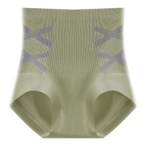 High Waist Tummy Control Panties Postpartum Shaping Seamless Hip Lift Underwear 7A Ant-bacterial Plus Size