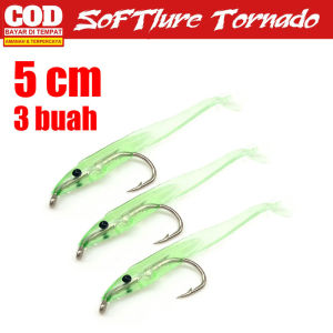 Softlure Eel 3.5cm 5cm 7cm Umpan Casting Baby GT Bukan Tornado