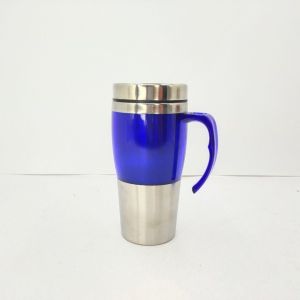 แก้วสแตนเลส 304 ใส่น้ำใส่เครื่องดื่ม มีหูจับ เก็บอุณหภูมิขนาด 450ml.