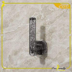 ONE-C1280 Tempat Tisu Gulung Peralatan Rumah Tangga Tempel Dinding Dapur Transparan Holder Gantungan