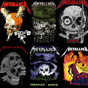 Metallica Band Sticker Decal - Multi-Color Die Cut, Handmade In USA With UV Laminate