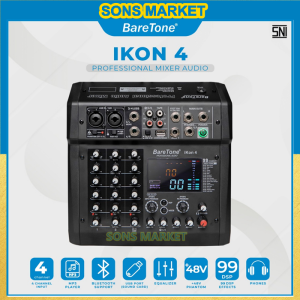PROFESSIONAL MIXER BARETONE IKON 4 ORIGINAL 4 CHANNEL MIXER AUDIO