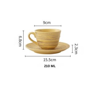 Activebae Japanese Ceramic Cup Saucer High value Mug