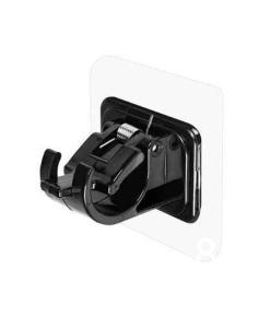 4 Pcs Curtain Rod Shelf Bracket Self Adhesive Wall Hooks Nail-Free Adjustable Holders