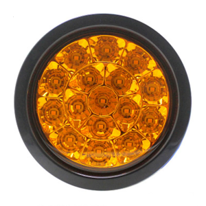 Độ sáng cao 16LED đèn sau Vòng Đèn báo 12-24V đèn phanh đèn sương mù cho xe tải xe RV Trailer