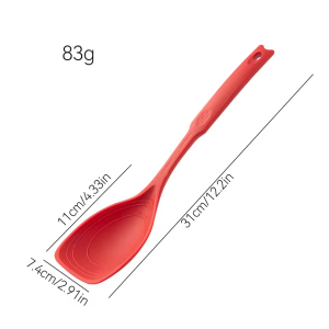 Heat Resistant Silicone Spatula Kitchen Non-Stick Stir-Fry Spatula Cooking Household Utensils Spoon