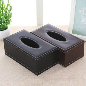 BEBA Anti-moisture Tissue Paper Boxes Waterproof Rectangular Paper Holder Automotive Decoration Large Napkin Case Household