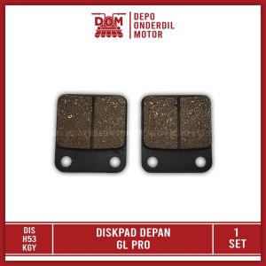Diskpad Depan GL Pro (KAGAYAKU) Dispad Disc pad Kampas Rem Kaliper Cakram Depan GL Max Pro Neotech