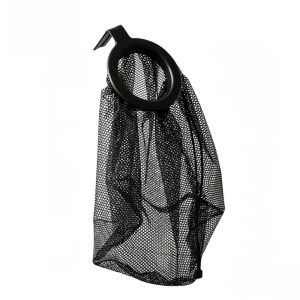 FLYING Collapsible Hanging Trash Bag Nylon Mesh Drawstring Closure Mesh Storage Pouch Clip-On Cooler Mesh Storage Bag Camping Accessories