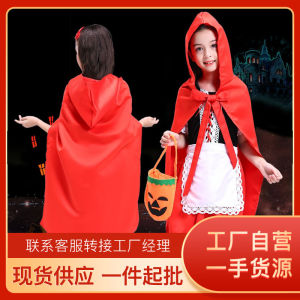 Halloween cosplay Childrens Clothing New Makeup Ball Performance Costume Girls Little Red Riding Hood Clothes Princess Dress
