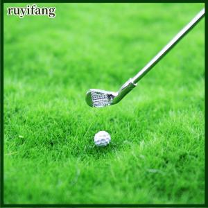 ruyifang 1ชุด1:12 dollhouse Miniature outdoor Golf พร้อมลูกบอลสำหรับตุ๊กตาของเล่นสวน