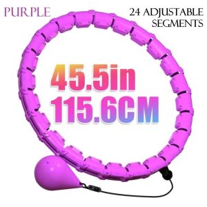 IMPROVED Hula Hoop Slimming Home Gym Adjustable Waist Size Weight. Easy to use never drop. Singapore Stock