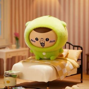 Chiikawa Pajama Party Blind Box Keychain Changeable Face Cute Pendant Doll for Bags Collectible