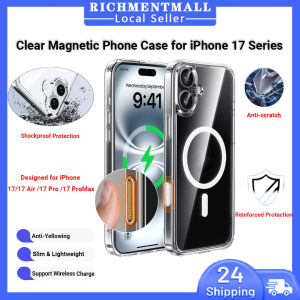 【🔥SG STOCK🔥】RICHMENTMALL Magnetic Armor Shockproof Case For iPhone 17 Pro Max iPhone 17 E 16 16 E 15 Pro Max Plus Air For Wireless Charge PC Cover