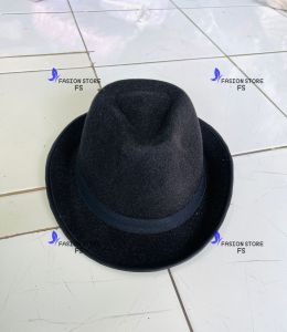 topi fedora pria kekinian topi bulat coboy cowok keren topi fedora wanita dewasa model terbaru